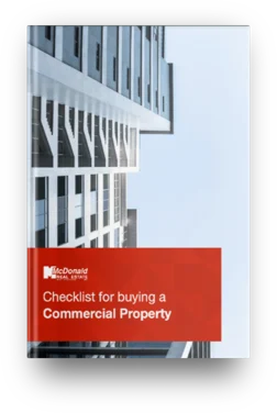 Checklist for buying a commercial property_Straight cover mock up